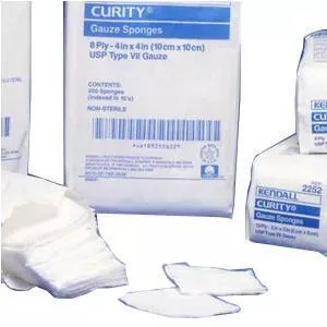 Curity Nonsterile Gauze Sponge 3" x 4" 16 ply