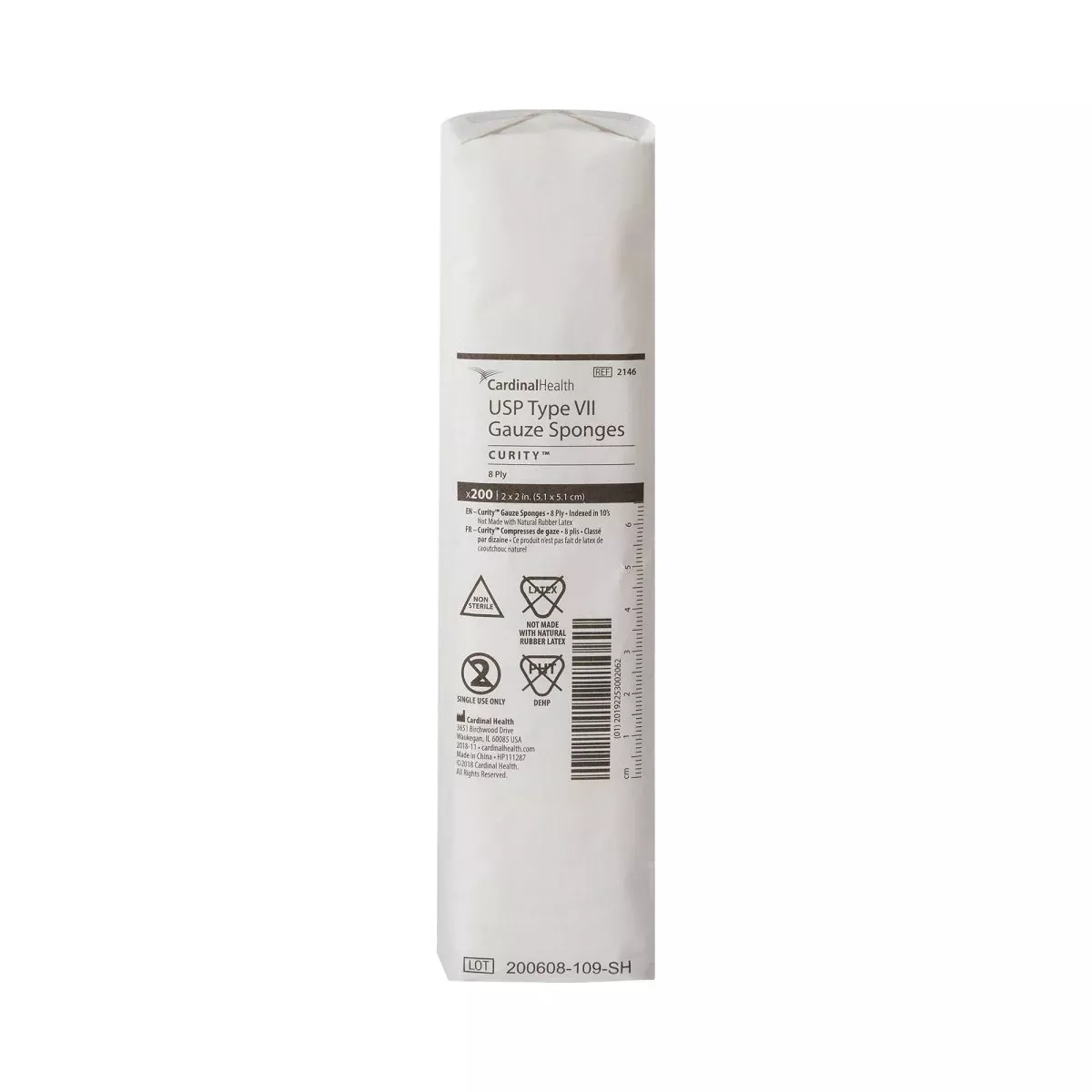Curity Nonsterile USP Type VII Gauze Sponge