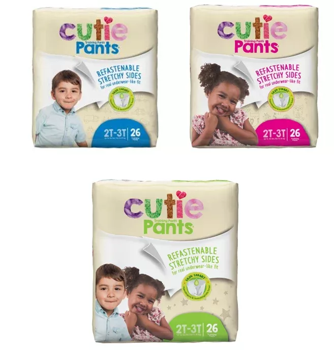 Cutie Pull-Up Training Pants (Refastenable) - 2T, 3T, 4T, 5T