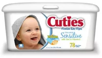 Cuties Wipes for Sensitive Skin