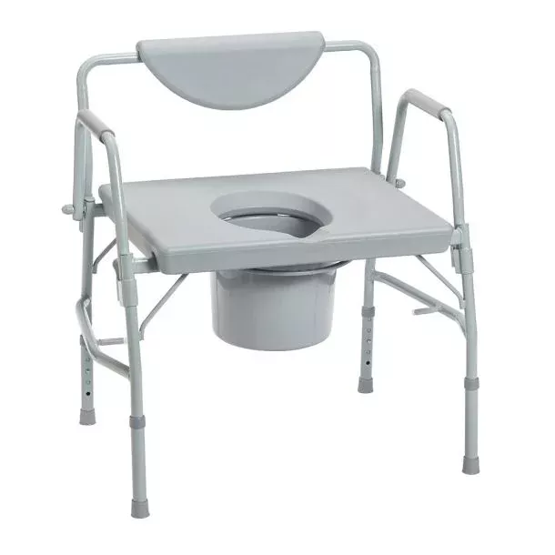 Deluxe Bariatric Drop Arm Commode, Heavy Duty - Drive