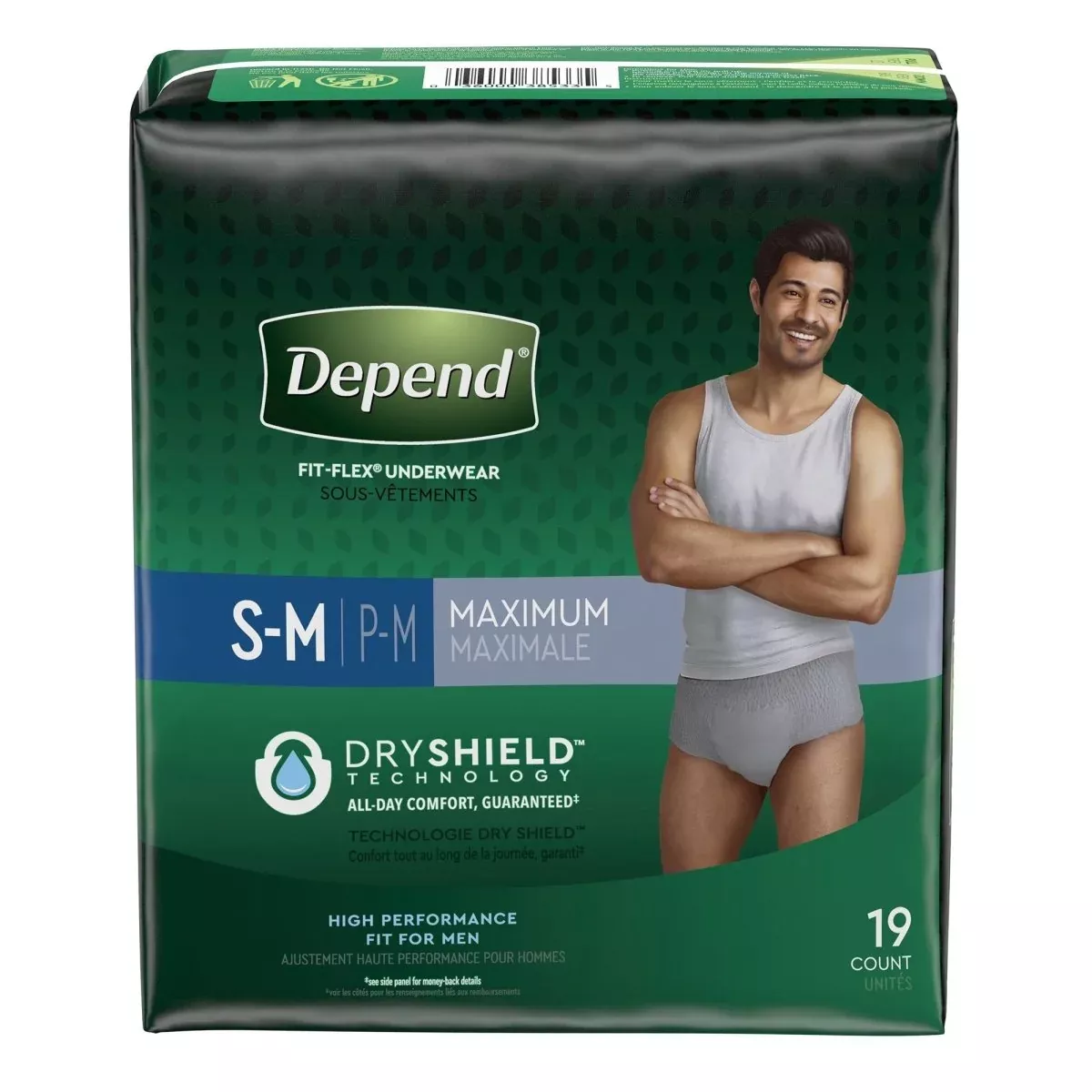 Depend Fit Flex Absorbent Underwear For Men