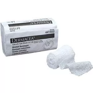 Dermacea Non-Sterile Stretch Bandage 4" x 4-1/10 yds.