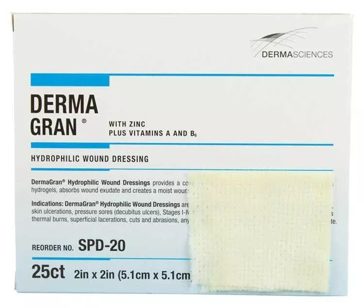Dermagran B Hydrophilic Dressings