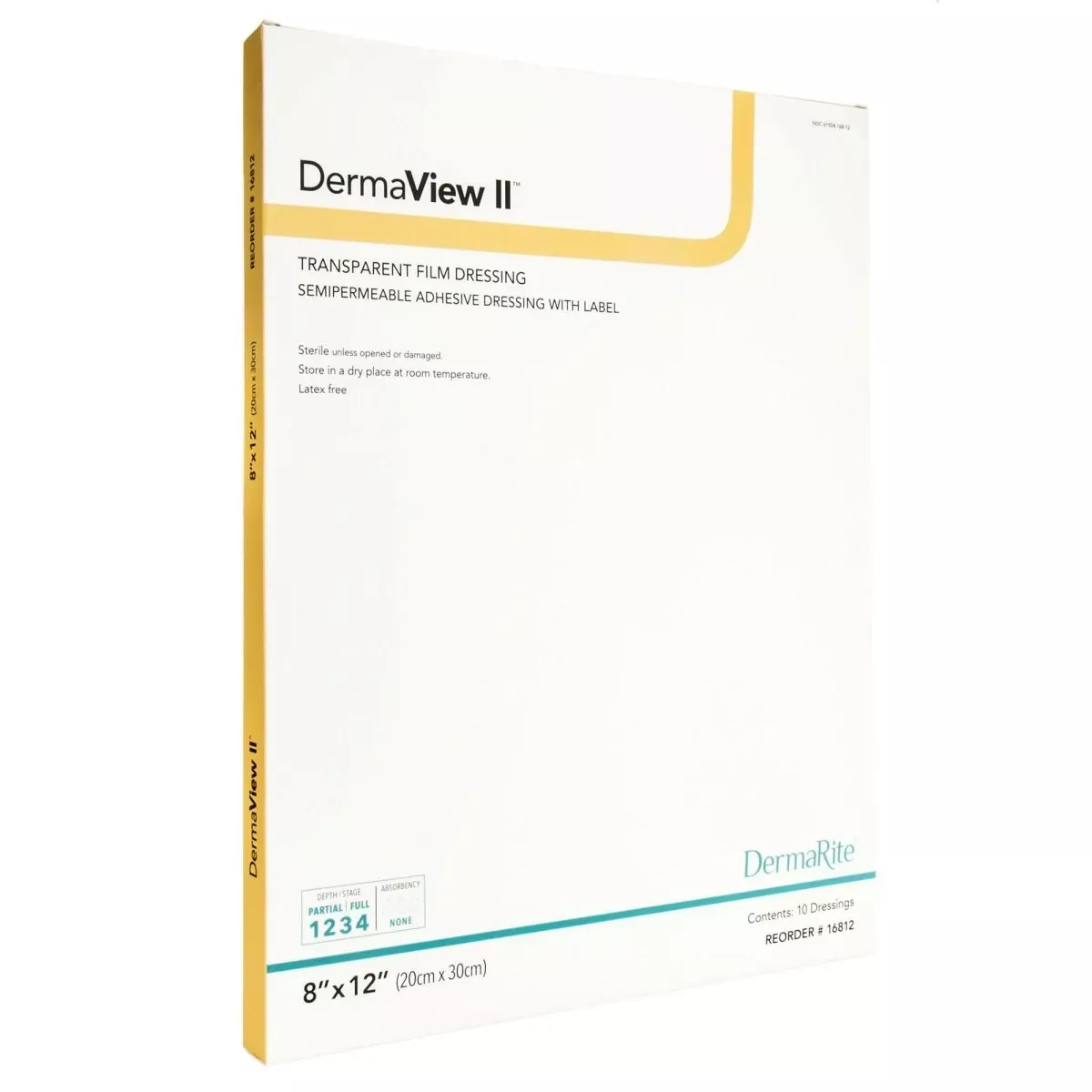 Dermaview Ii Transparent Film Dressing With Border