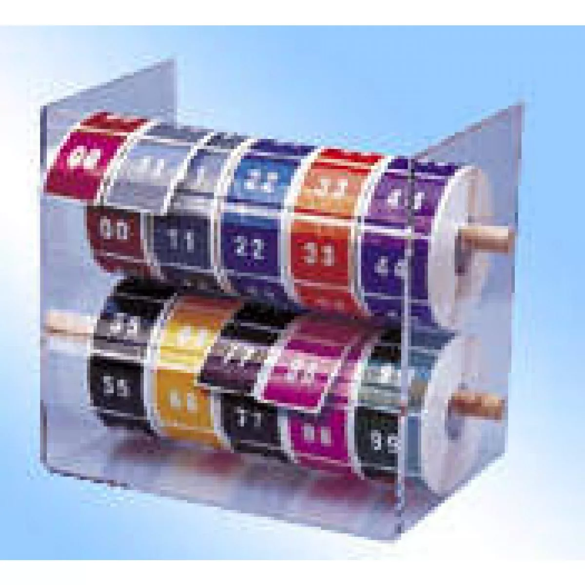 Dispenser 2 Tier Plastic 11-1/2 X 8 X 11 Clear 1 Per Each