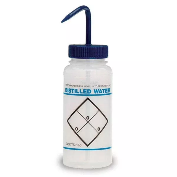 Distilled Water Leak-Proof Wash Bottles Distilled Water ,2 / pk