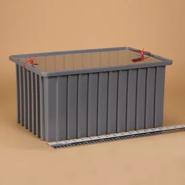 Divider Box with Security Seal Holes, 16.5x6x11