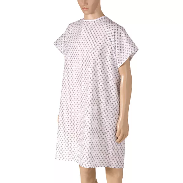 DMI Convalescent Gowns with Back and Side Tape Ties AM-532-8030-6800
