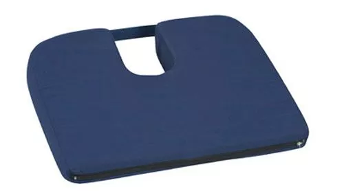DMI Orthopedic Sloping Coccyx Cushion - Navy, Camel