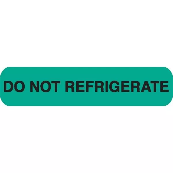 DO NOT REFRIGERATE Phlebotomy/Specimen Receiving Labels MarketLab Do Not Refrigerate Label, Green PK1000 ,1000 / pk