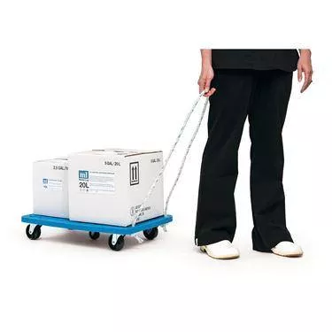 Double Cubitainer Cart with Pull Rope 15.75"W x 23.5"L x 4.625"H ,1 Each