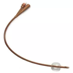 Dover 2-Way Silver-Coated Silicone Foley Catheter 20 Fr 5 cc