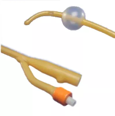 Dover Hydrogel Coated Latex 2-Way Foley Catheters Coude Tip