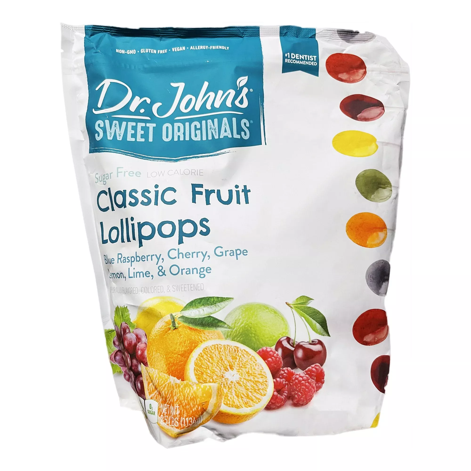 Dr. John's Candies Sugar Free Lollipop