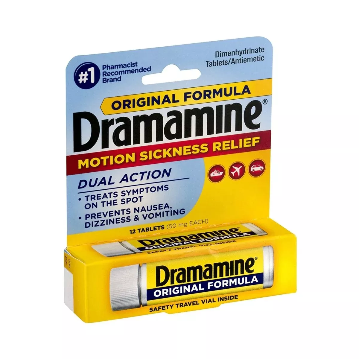 Dramamine Dimenhydrinate Nausea Relief