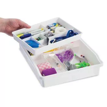 Drawer Organizers Interlocking 9-Piece Bin Pack ,1 Each