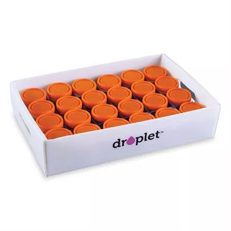 Droplet Corrugated Sample Storage Tray Droplet Corrugated Sample Storage Tray with Included Dividers ,10 / pk