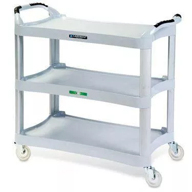 Dual Handle Utility Carts Charcoal • 20"W x 42"L x 37.5"H ,1 Each