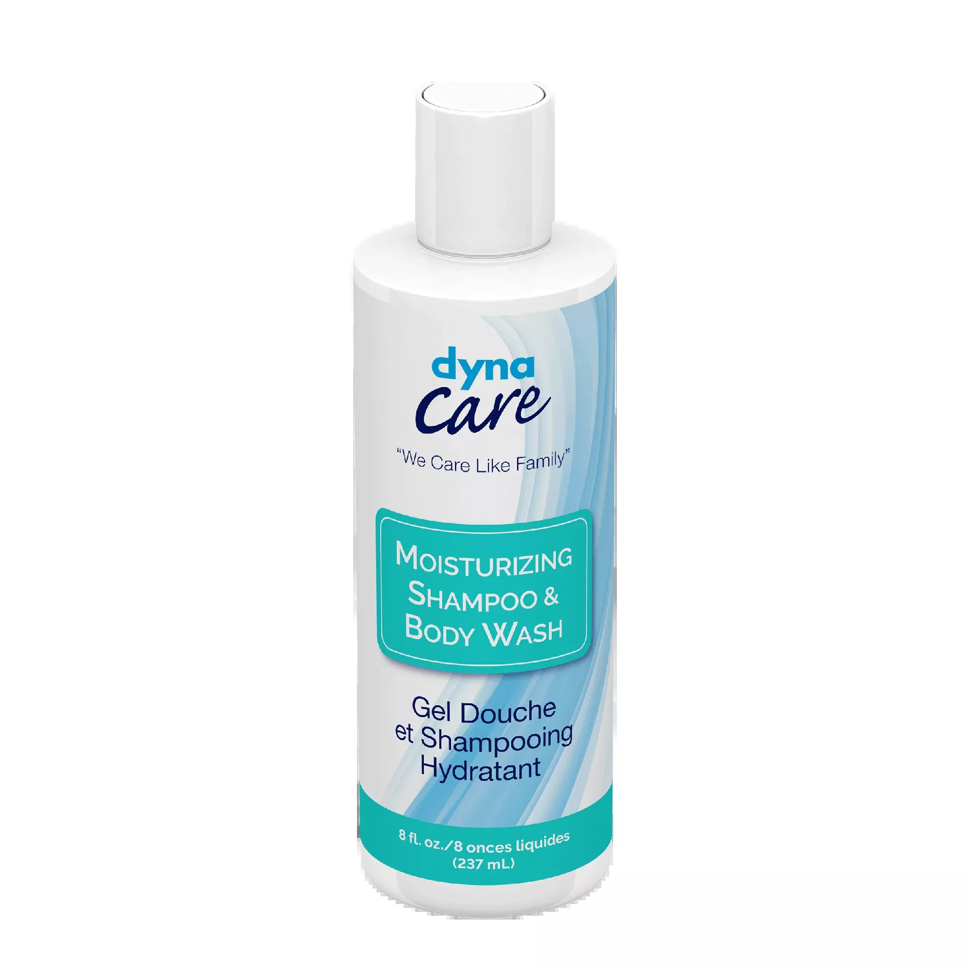 DynaCare Moisturizing Shampoo and Body Wash, 8 oz. Bottle, 48bot/case (48 Count)