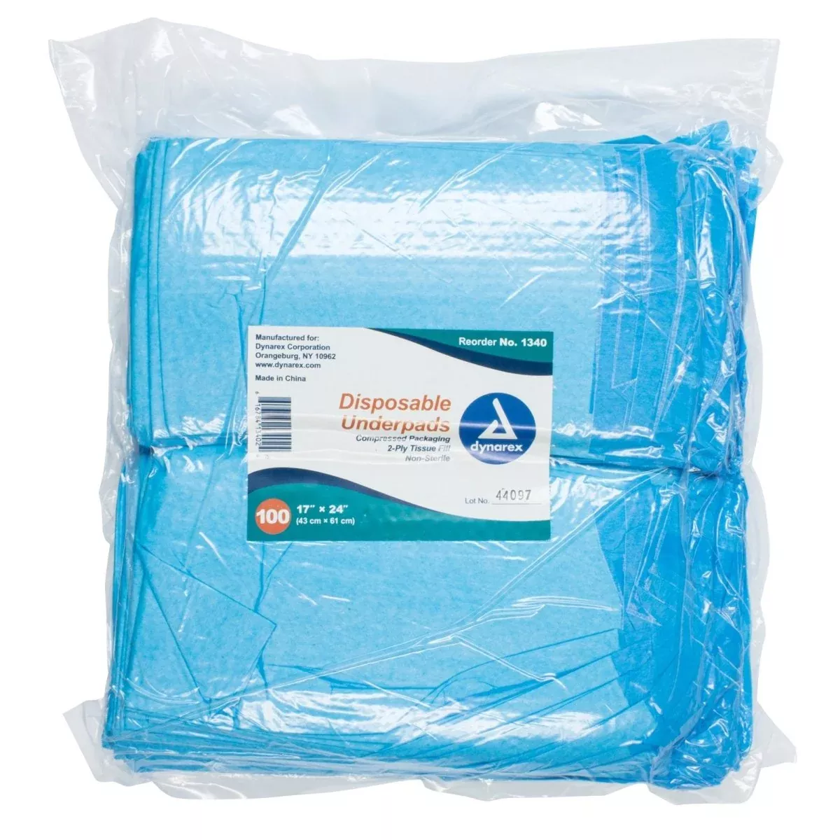 Dynarex 2 Ply Tissue Fill Underpad