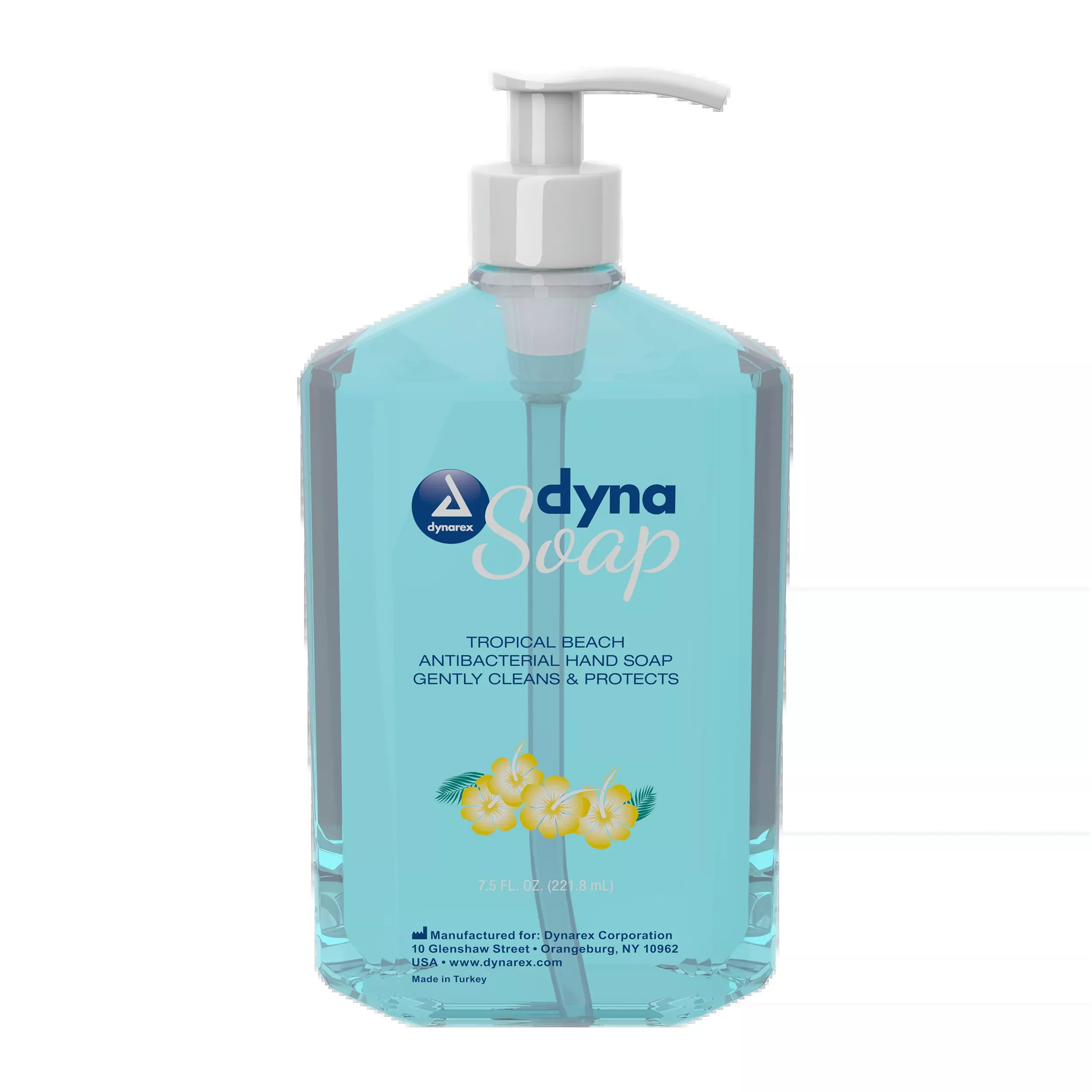 Dynarex Antibacterial Soap, 7.5 oz. Pump Bottle, 24bot/case (24 Count)