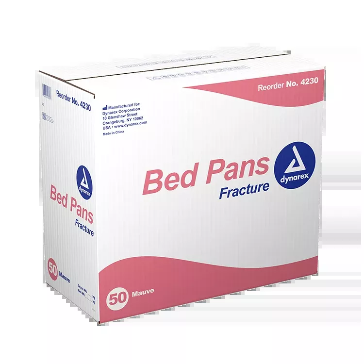 Dynarex Bed Pan - Fracture (50 Count)
