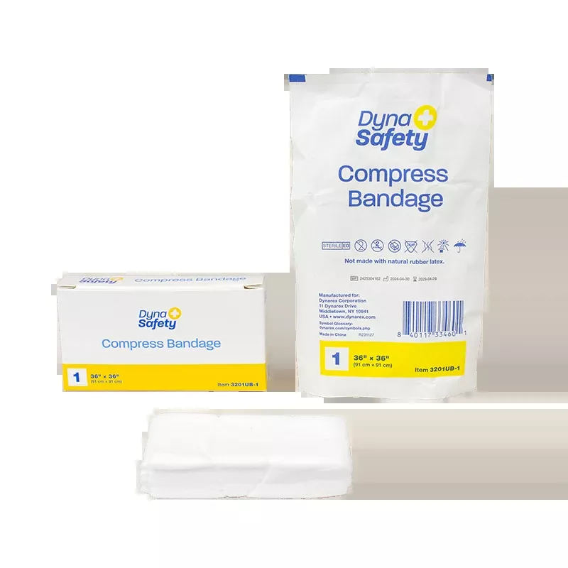 Dynarex Compress Bandage - 1/Unit - 1ea/bx, 50bx/cs (50 Count)