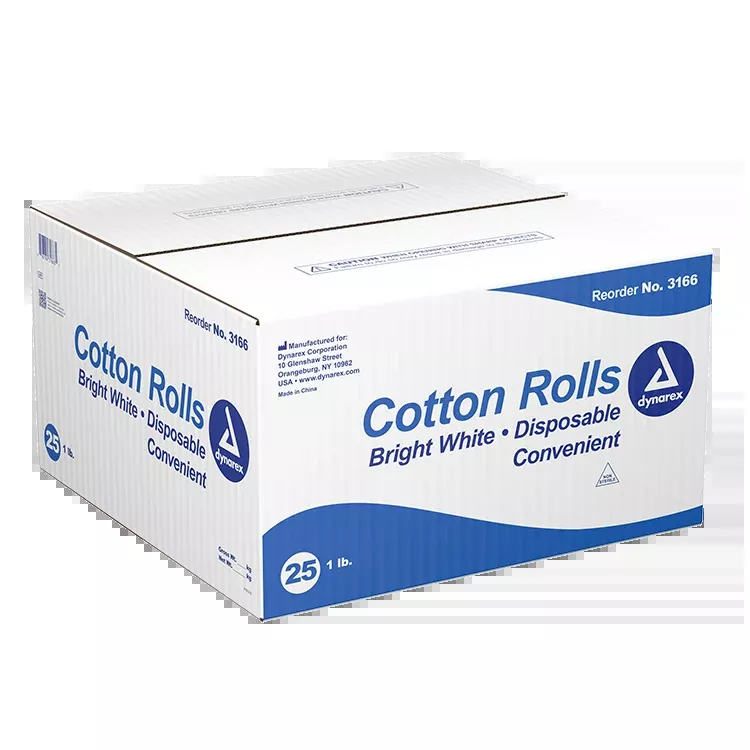 Dynarex Cotton Rolls, 1 lb. - 25ea/case (25 Count)