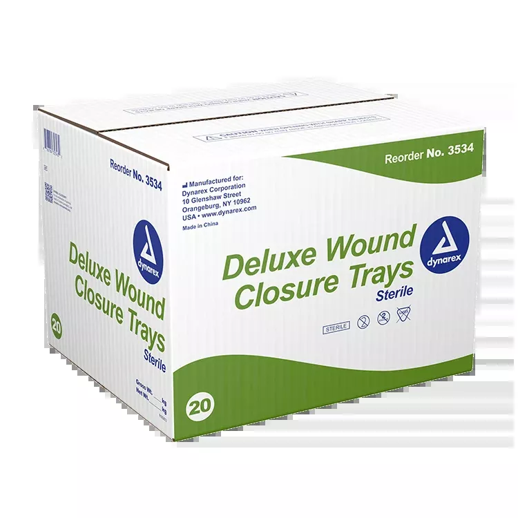 Dynarex Deluxe Wound Closure Trays (20 Count)