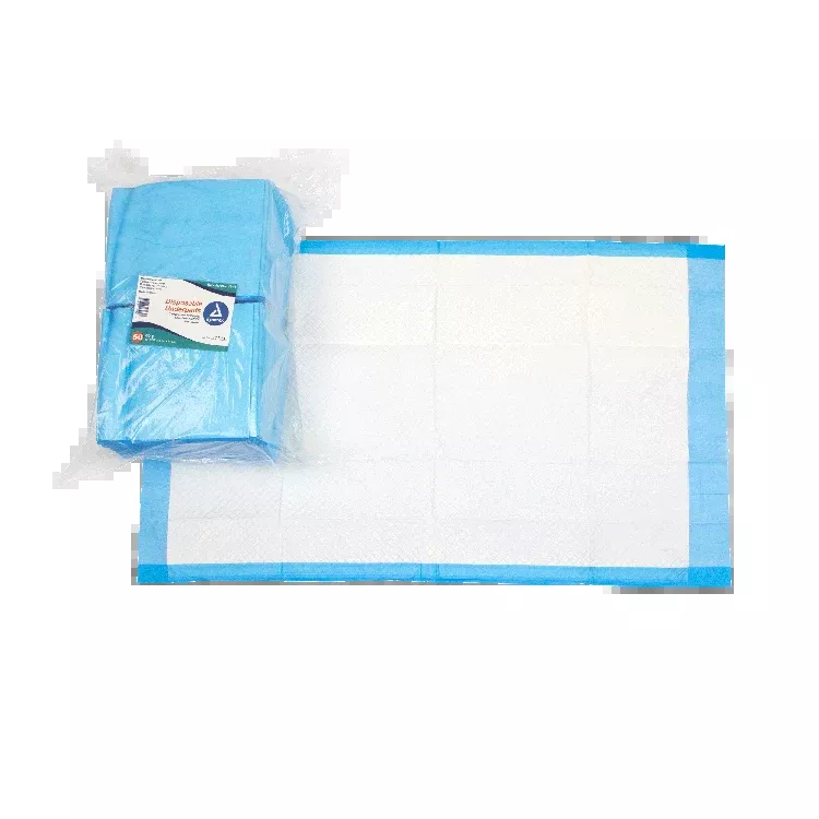 Dynarex Disposable Underpads, 23" x 36" (60g), 50ea/bag, 3bags/case (150 Count)