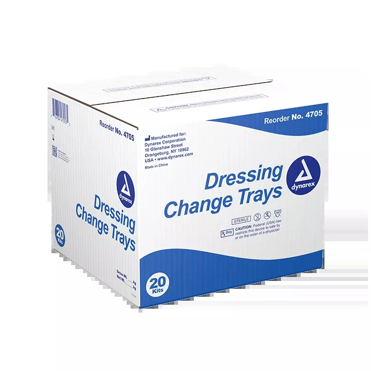 Dynarex Dressing Change Tray (20 Count)