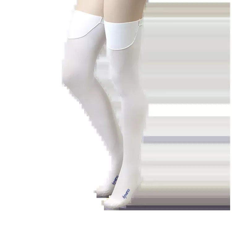 Dynarex DynaFit Compression Stockings - Thigh, Medium, 12pairs/bx, 5bxs/case (60 Pairs)