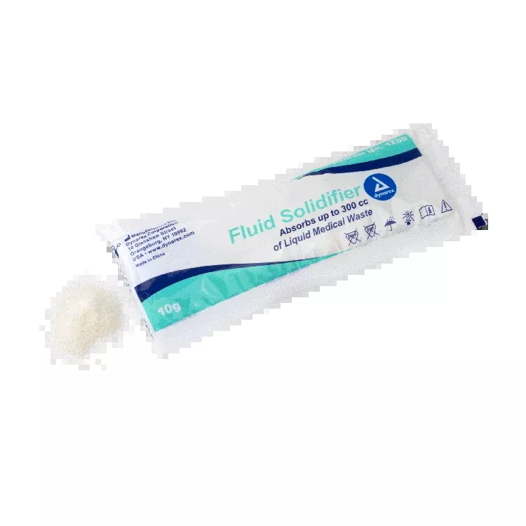 Dynarex Fluid Solidifier, 10g Pouch, 200pcs/case (200 Count)