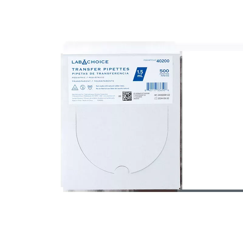 Dynarex Graduated Transfer Pipettes - 500ea/bag, 10bags/case (5000 Count)