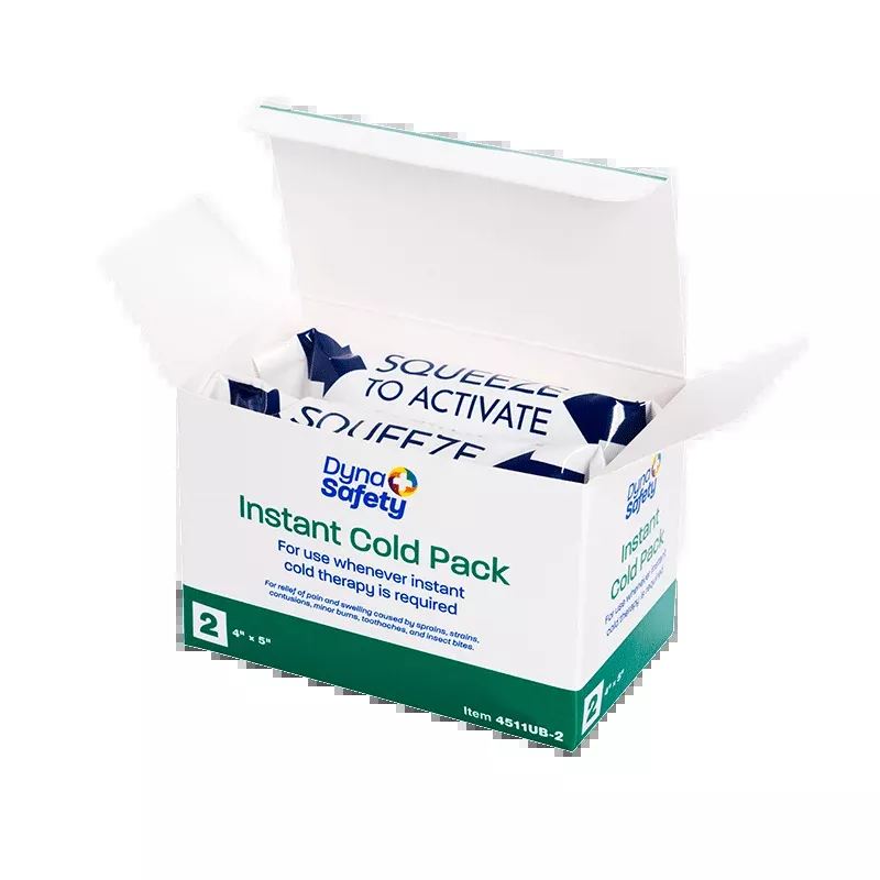 Dynarex Instant Cold Pack 4" x 5" - 2ea/bx, 36bxs/cs (72 Count)
