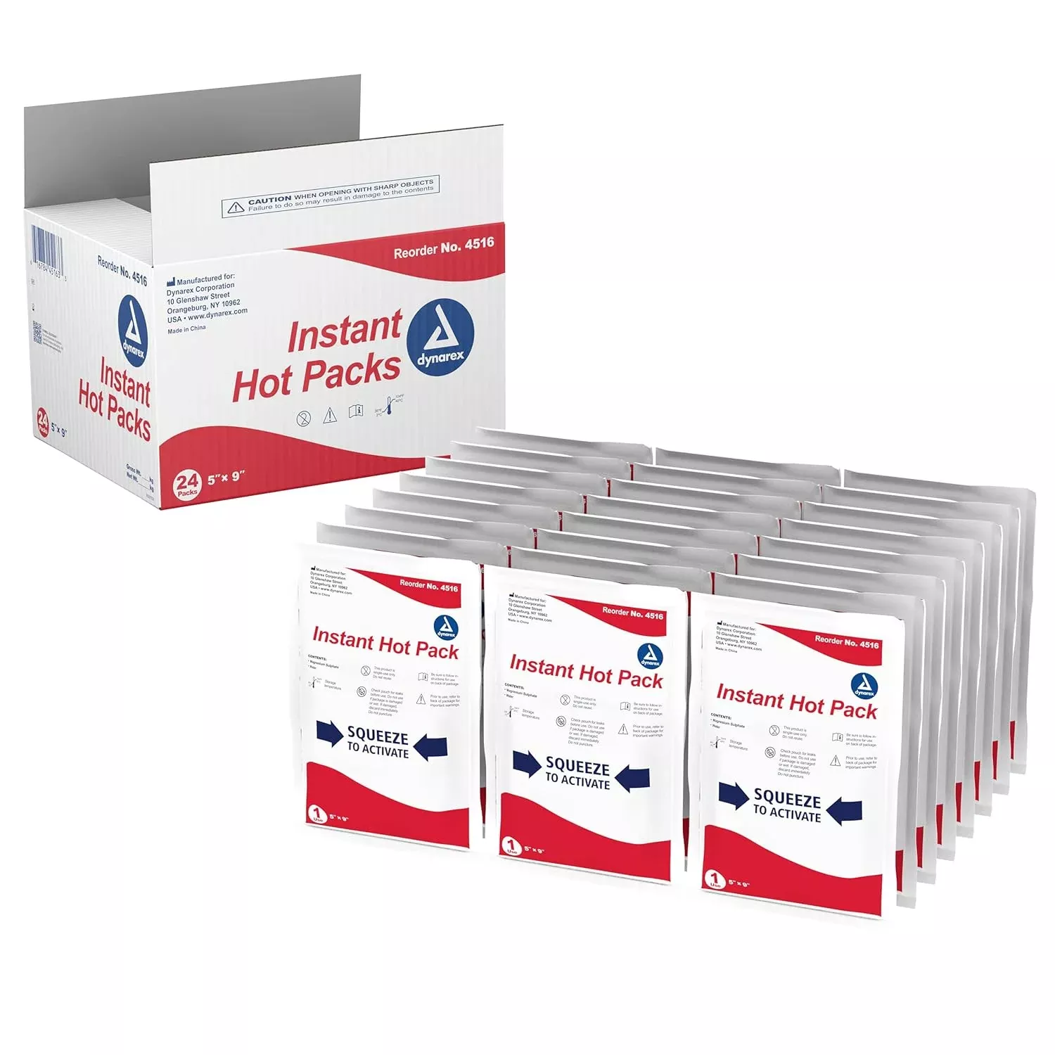 Dynarex Instant Hot Pack (24 Count)