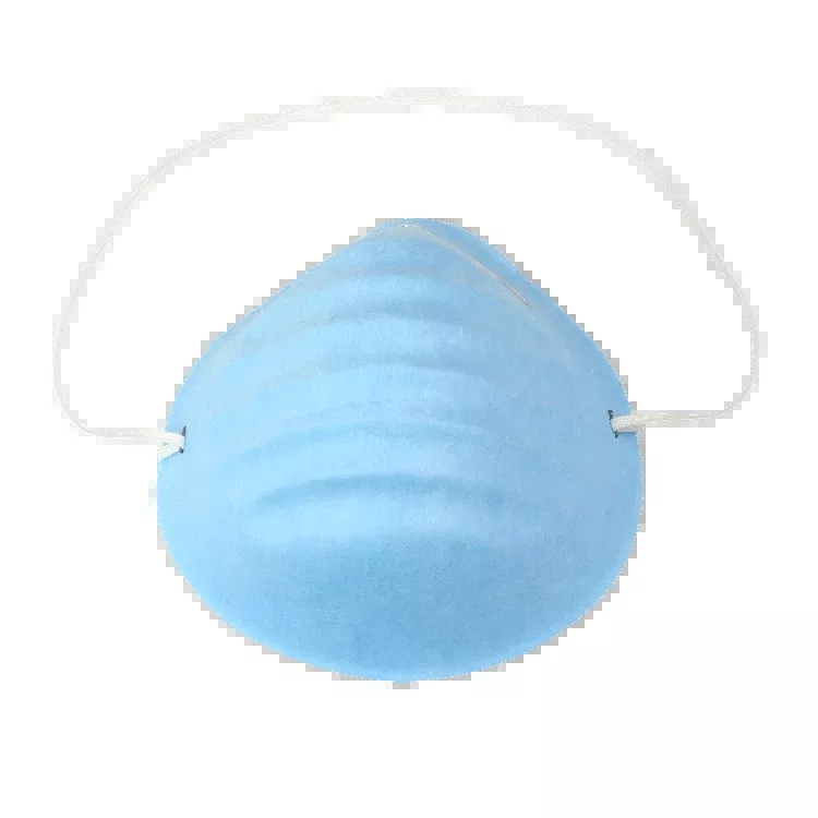 Dynarex Molded Face Mask - Blue, 50ea/bx, 20bxs/cs (1000 Count)