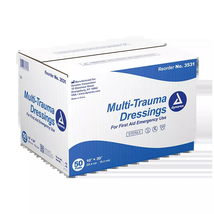 Dynarex Multi-Trauma Dressing - Sterile, 50ea/cs (50 Count)