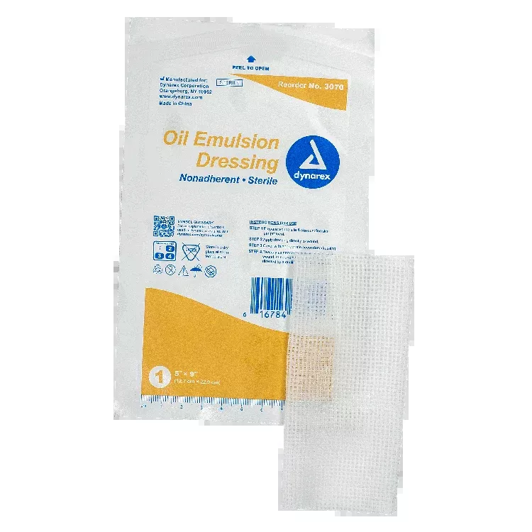 Dynarex Oil Emulsion Dressing, 5" x 9", 12ea/bx 6bxs/cs (72 Count)