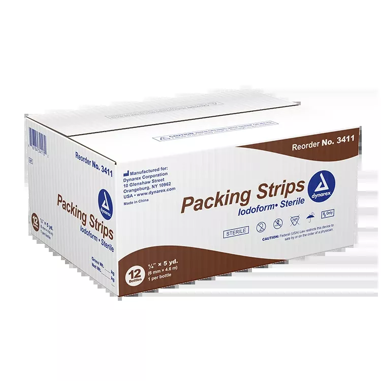 Dynarex Packing Strips Iodoform - Sterile, 12ea/cs (12 Count)