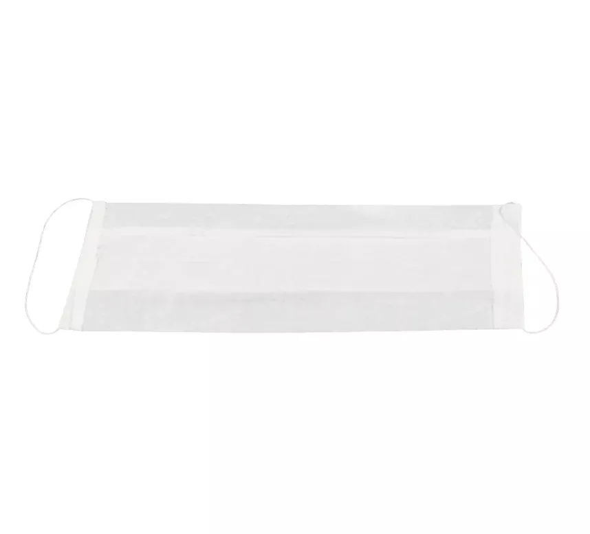 Dynarex Paper Face Mask, White - 100ea/bx, 10bxs/cs (1000 Count)
