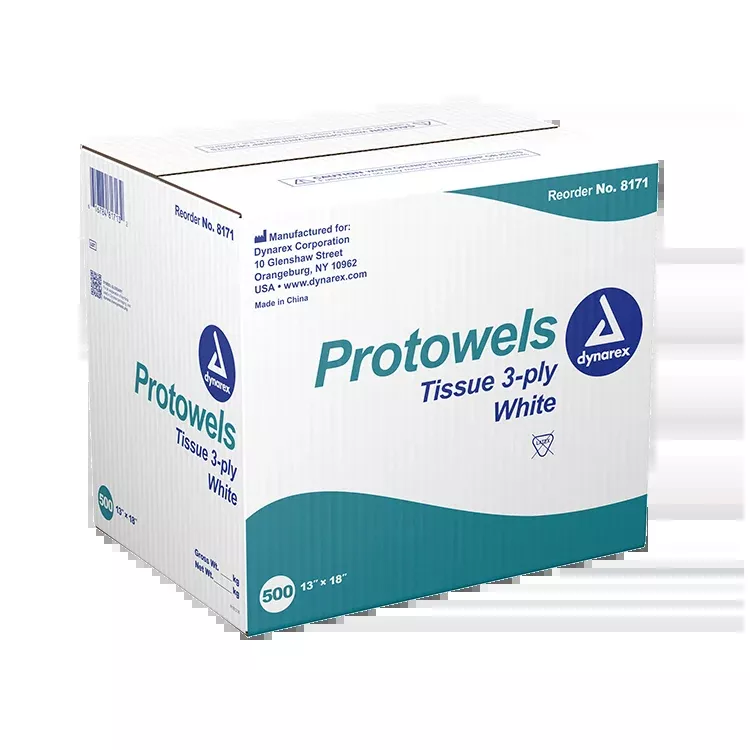 Dynarex Protowels, 13 x 18 - 3Ply (500 Count)