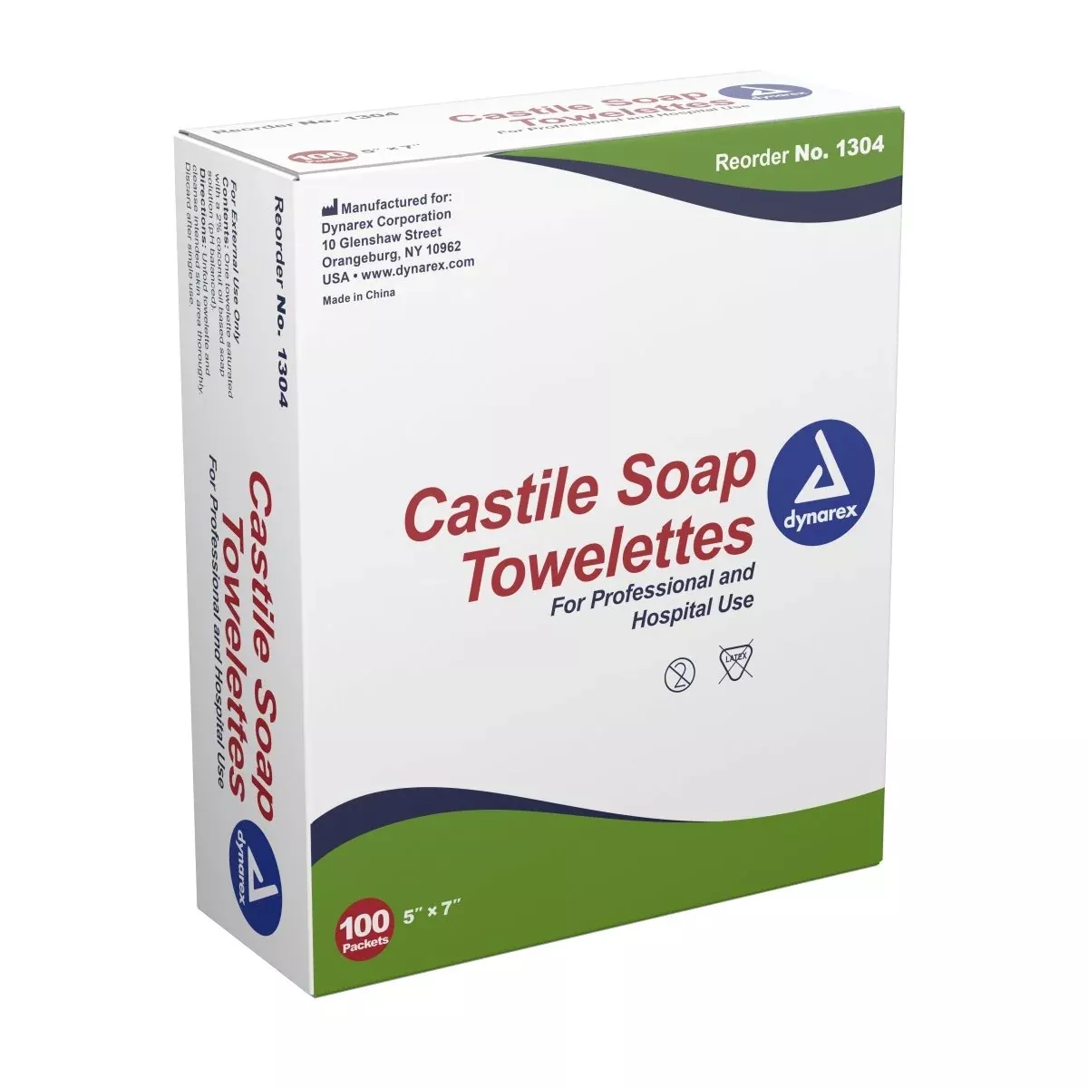Dynarex Scented Castile Soap Towelettes