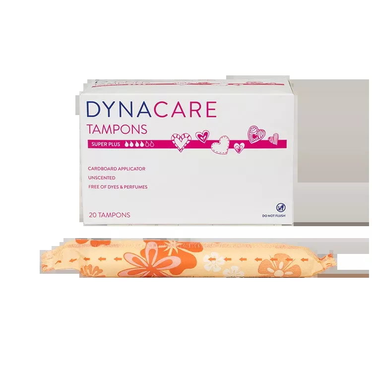 Dynarex Super Plus Tampons Cardboard Applicator, 12-15gr absorbency, 20ea/bx, 10bxs/case (200 Count)
