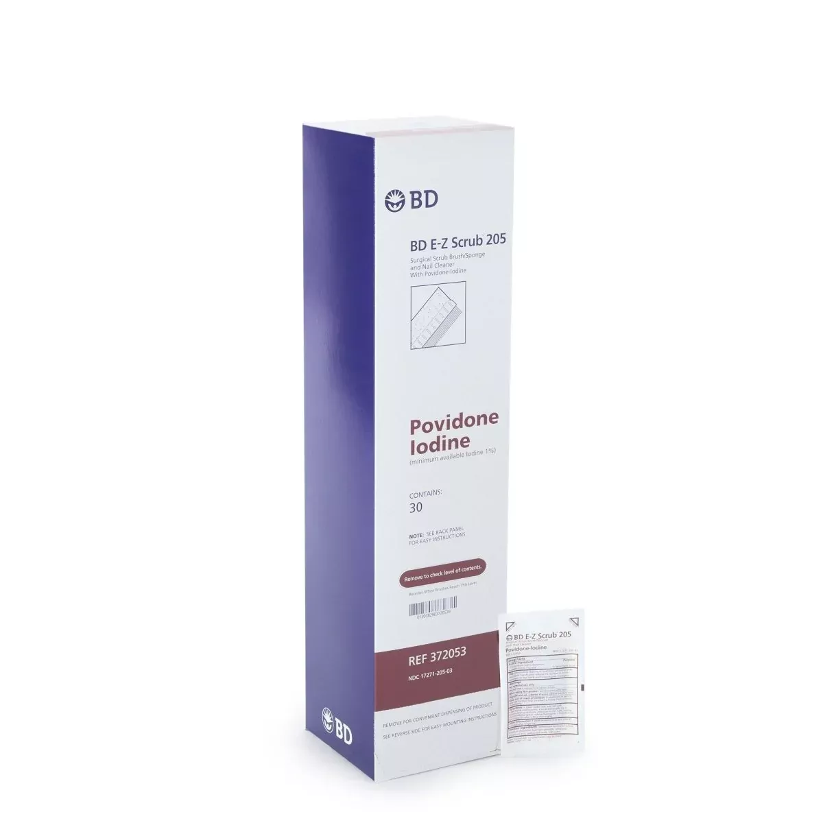E Z Scrub Povidone Iodine Impregnated Brush