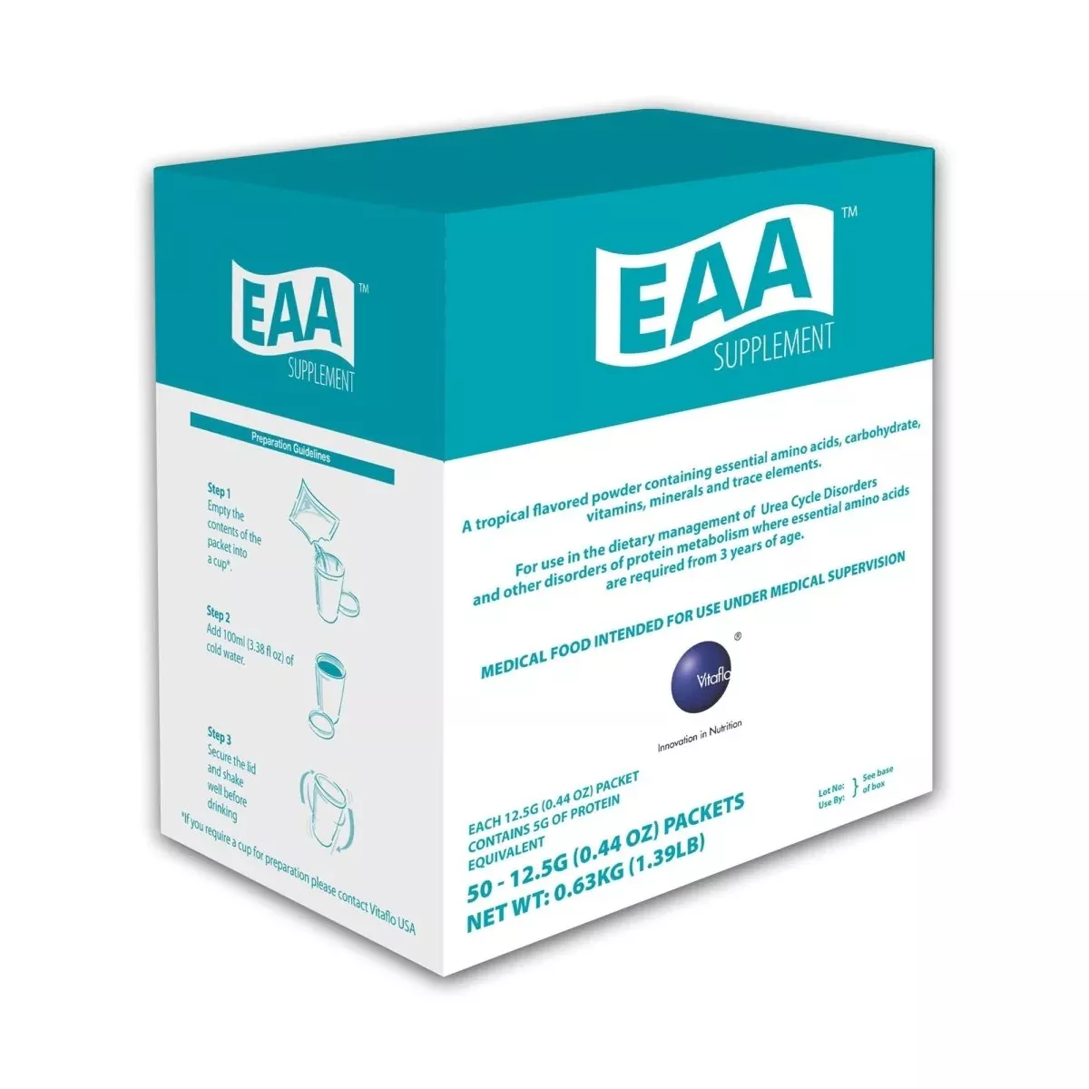 Eaa Supplement Tropical Flavor Amino Acid Oral Supplement
