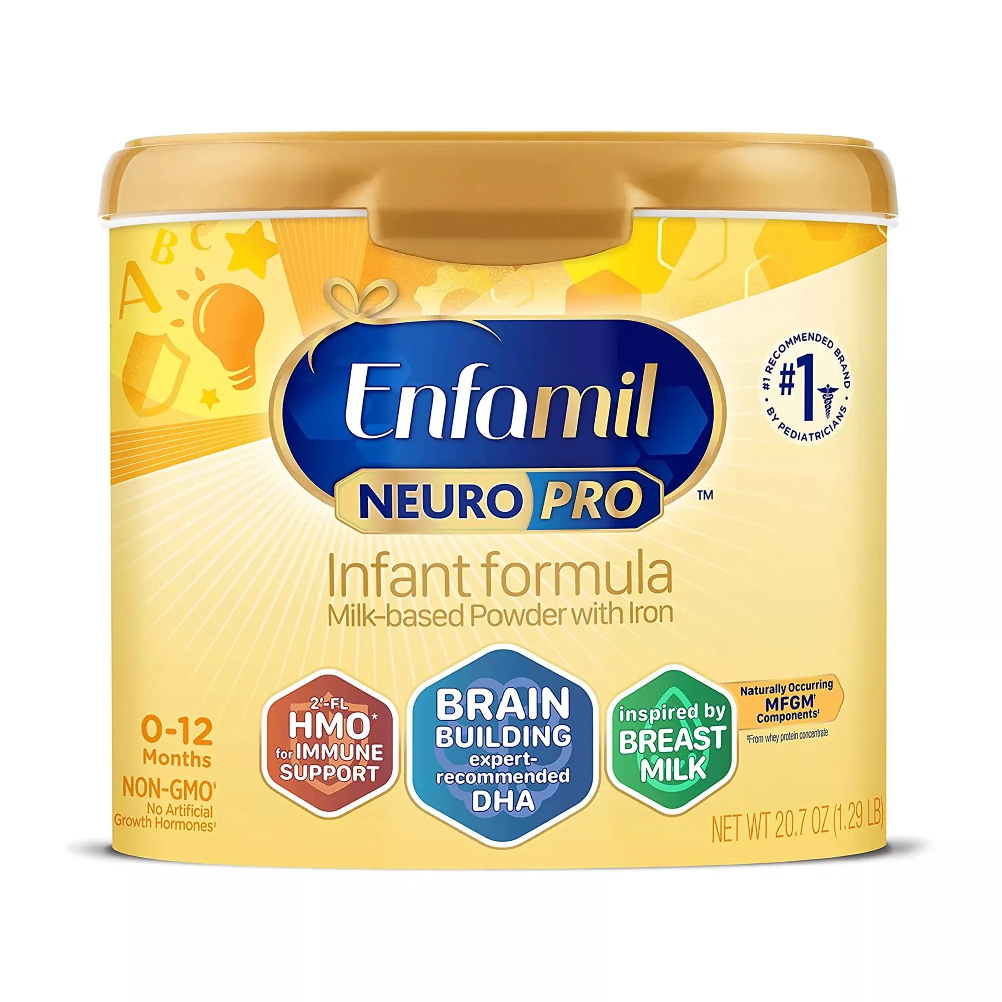 Enfamil NeuroPro™ Infant Formula Milk-Based Powder with Iron, 20.7-oz. canister