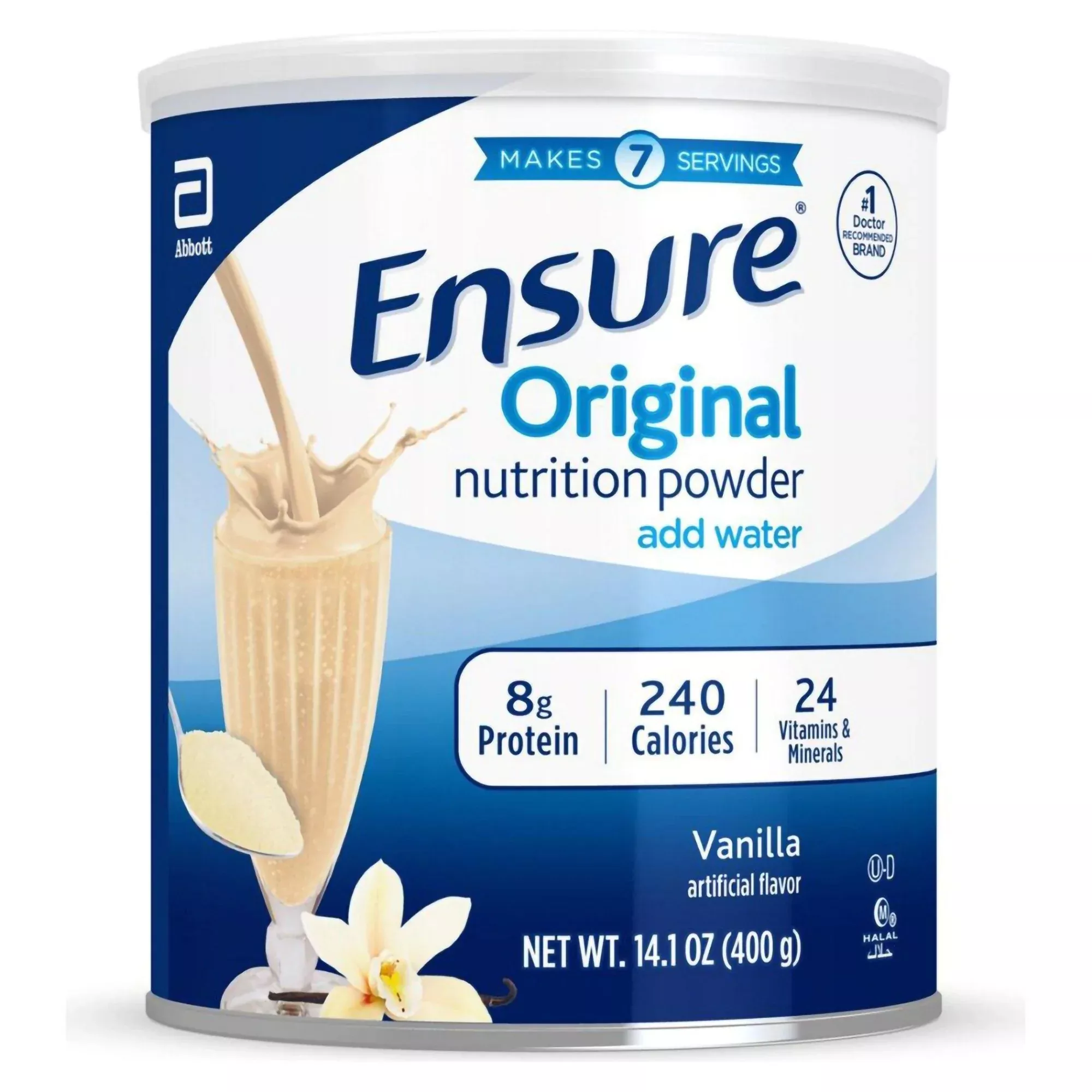 Ensure Original Vanilla Powder, 14-ounce can