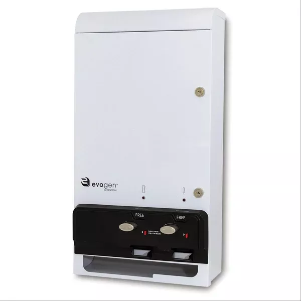 EvoGen Dual Vendor EvoGen Dual Vendor, Free Vend, White Metal ,1 Each